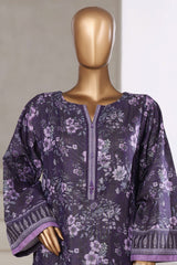 Sada Bahar Stitched 3 Piece Khaddar With Shimmer Collection'2025-KD-PR-7554-Purple