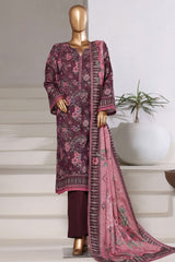 Sada Bahar Stitched 3 Piece Khaddar With Shimmer Vol-02 Collection'2025-KP-PR-7556-Falsa