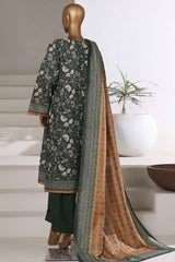 Sada Bahar Stitched 3 Piece Khaddar With Shimmer Collection'2025-KD-PR-7558-Green