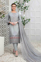 Zairah by Tawakkal Unstitched 3 Piece Leather Peach Suit-LP-7580