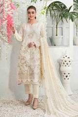 Zairah by Tawakkal Unstitched 3 Piece Leather Peach Suit-LP-7583