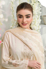 Zairah by Tawakkal Unstitched 3 Piece Leather Peach Suit-LP-7583