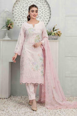 Zairah by Tawakkal Unstitched 3 Piece Leather Peach Suit-LP-7584