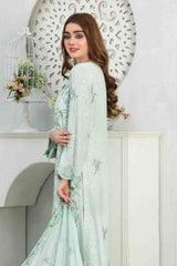 Zairah by Tawakkal Unstitched 3 Piece Leather Peach Suit-LP-7586