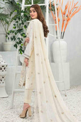 Zairah by Tawakkal Unstitched 3 Piece Leather Peach Suit-LP-7587