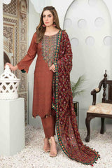 Sharmin by Tawakkal Unstitched 3 Piece Viscose Suit-SV-7596