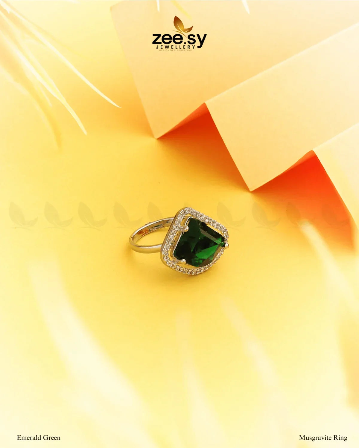 Musgravite Ring Dark Blue - Zeesy Jewellery
