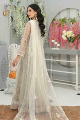 Mahaba by Tawakkal Semi Stitched 3 Piece Embroidered Chiffon Suit-M-7663