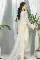 Mahaba by Tawakkal Semi Stitched 3 Piece Embroidered Chiffon Suit-M-7668