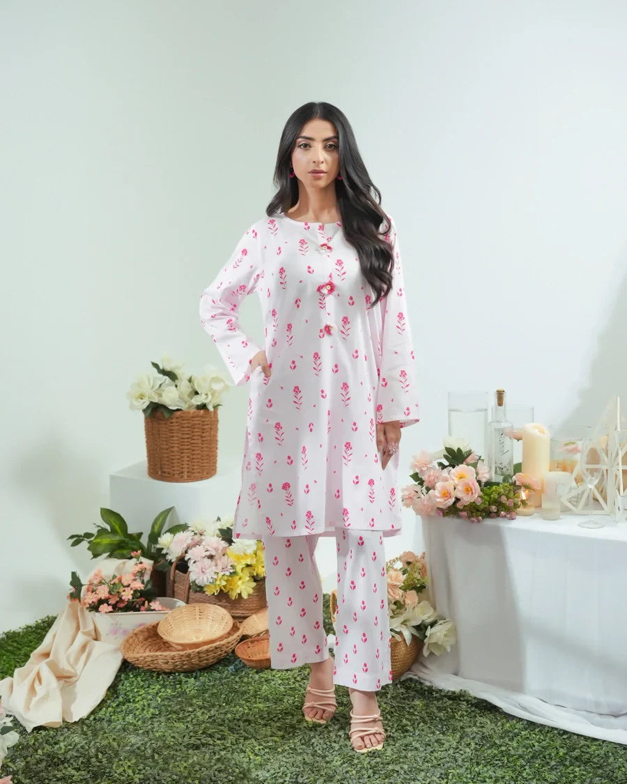Dhaga Stitched 2 Piece Lawn Collection'2025-Matching separate 0049