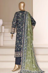 Signature By Sada Bahar Stitched 3 Piece Festive Emb Vol-02 Suit-ED-7704-BLUE