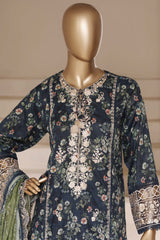 Signature By Sada Bahar Stitched 3 Piece Festive Emb Vol-02 Suit-ED-7704-BLUE