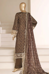 Signature By Sada Bahar Stitched 3 Piece Festive Emb Vol-02 Suit-ED-7716-KAI GREEN