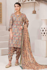 Manahil by Tawakkal Unstitched 3 Piece Digital Printed Linen Suit-M-7767