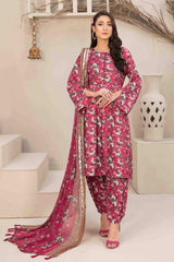 Manahil by Tawakkal Unstitched 3 Piece Digital Printed Linen Suit-M-7771