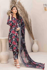 Manahil by Tawakkal Unstitched 3 Piece Digital Printed Linen Suit-M-7772