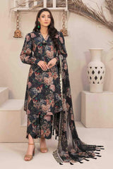 Manahil by Tawakkal Unstitched 3 Piece Digital Printed Linen Suit-M-7774