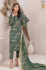 Manahil by Tawakkal Unstitched 3 Piece Digital Printed Linen Suit-M-7775