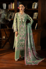 Dil Kash By Gulmina Unstitched 3 Piece Summer Lawn Suit-SABA