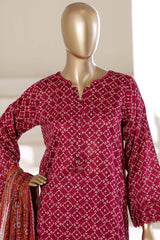 Sada Bahar Stitched 3 Piece Printed Lawn Vol-01 Suit-PR-77 ATISHI