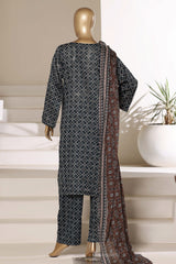 Sada Bahar Stitched 3 Piece Printed Lawn Vol-01 Suit-PR-77 BLUE
