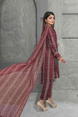 Malena by Tawakkal Unstitched 3 Piece Digital Printed Linen Suit-M-7832