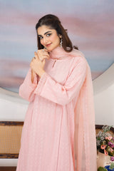 Tiraz Stitched 3 Piece Summer Suit-Ayzal