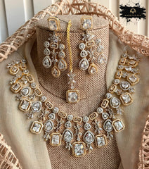 Made For Her-Lyra AD Zircon Bridal Set - KDV1004