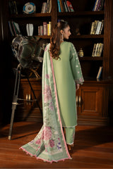 Dil Kash By Gulmina Unstitched 3 Piece Summer Lawn Suit-SABA