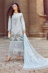 Voyage A Luxe by Maria B Unstitched 3 Piece Luxury Eid Lawn Suit-MVL-07-A