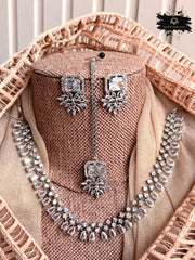 Made For Her-Aveline Zircon Necklace Set - KM1001