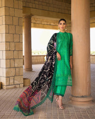 Zainab Chottani Unstitched 3 Piece Eid Luxury Lawn Collection'2023-ZC-07-A
