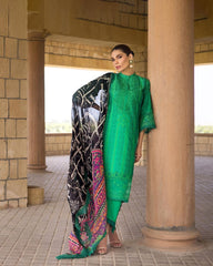 Zainab Chottani Unstitched 3 Piece Eid Luxury Lawn Collection'2023-ZC-07-A