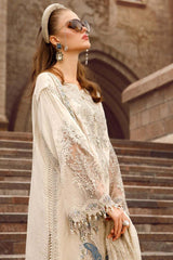 Voyage A Luxe by Maria B Unstitched 3 Piece Luxury Eid Lawn Suit-MVL-07-B