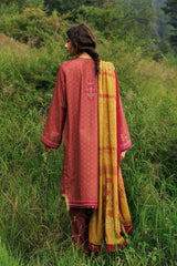 Coco by Zara Shahjahan Unstitched 3 Piece Winter Suit-ZW22-7B