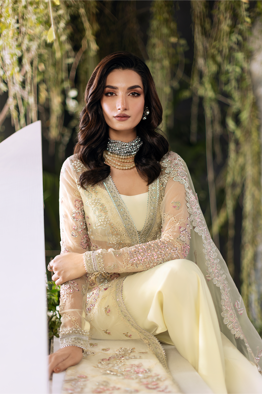 Flurie By Meeral Unstitched 3 Piece Formals Vol-03 Collection'2025-Luna