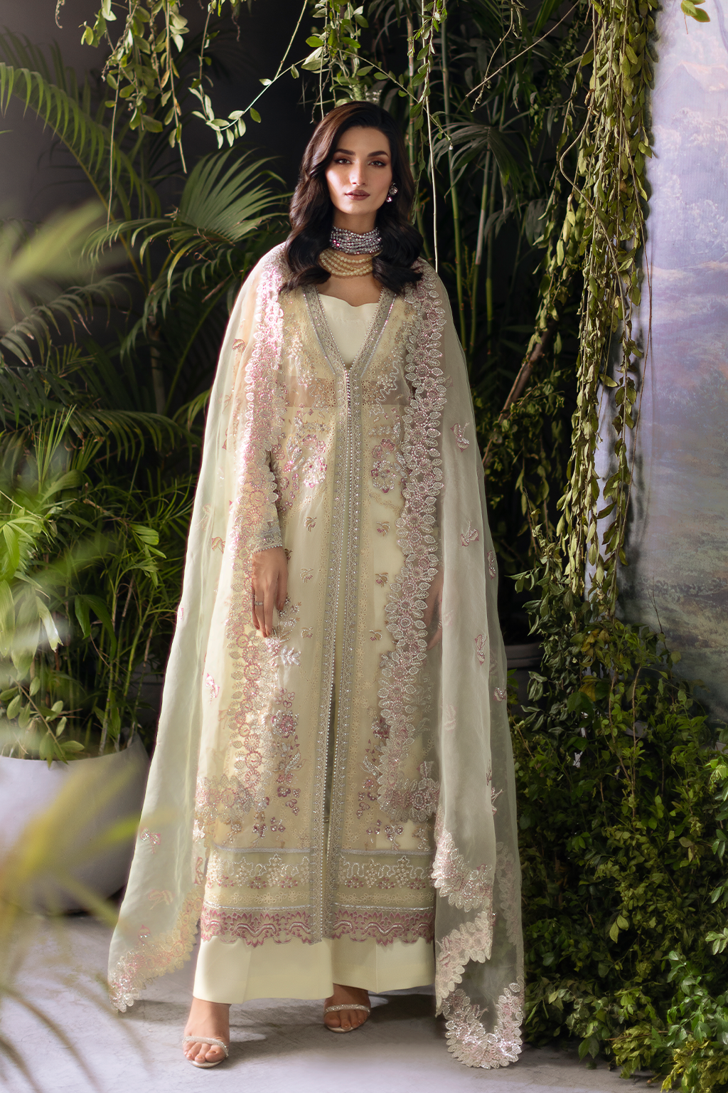 Flurie By Meeral Unstitched 3 Piece Formals Vol-03 Collection'2025-Luna
