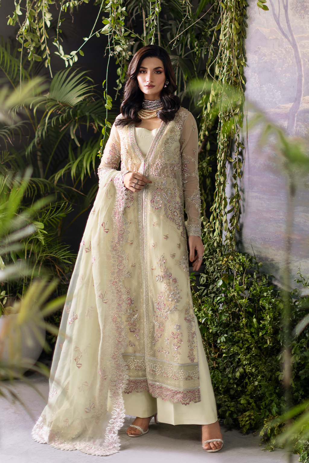 Flurie By Meeral Unstitched 3 Piece Formals Vol-03 Collection'2025-Luna