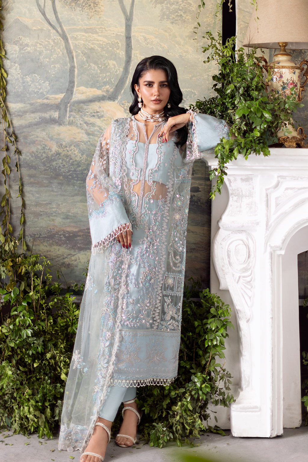 Flurie By Meeral Unstitched 3 Piece Formals Vol-03 Collection'2025-Stella