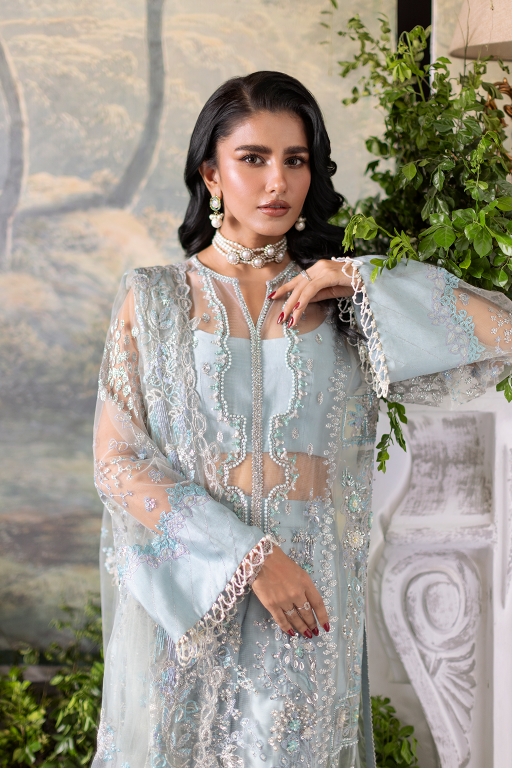Flurie By Meeral Unstitched 3 Piece Formals Vol-03 Collection'2025-Stella