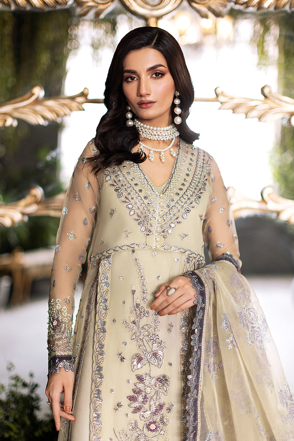 Flurie By Meeral Unstitched 3 Piece Formals Vol-03 Collection'2025-Lucia