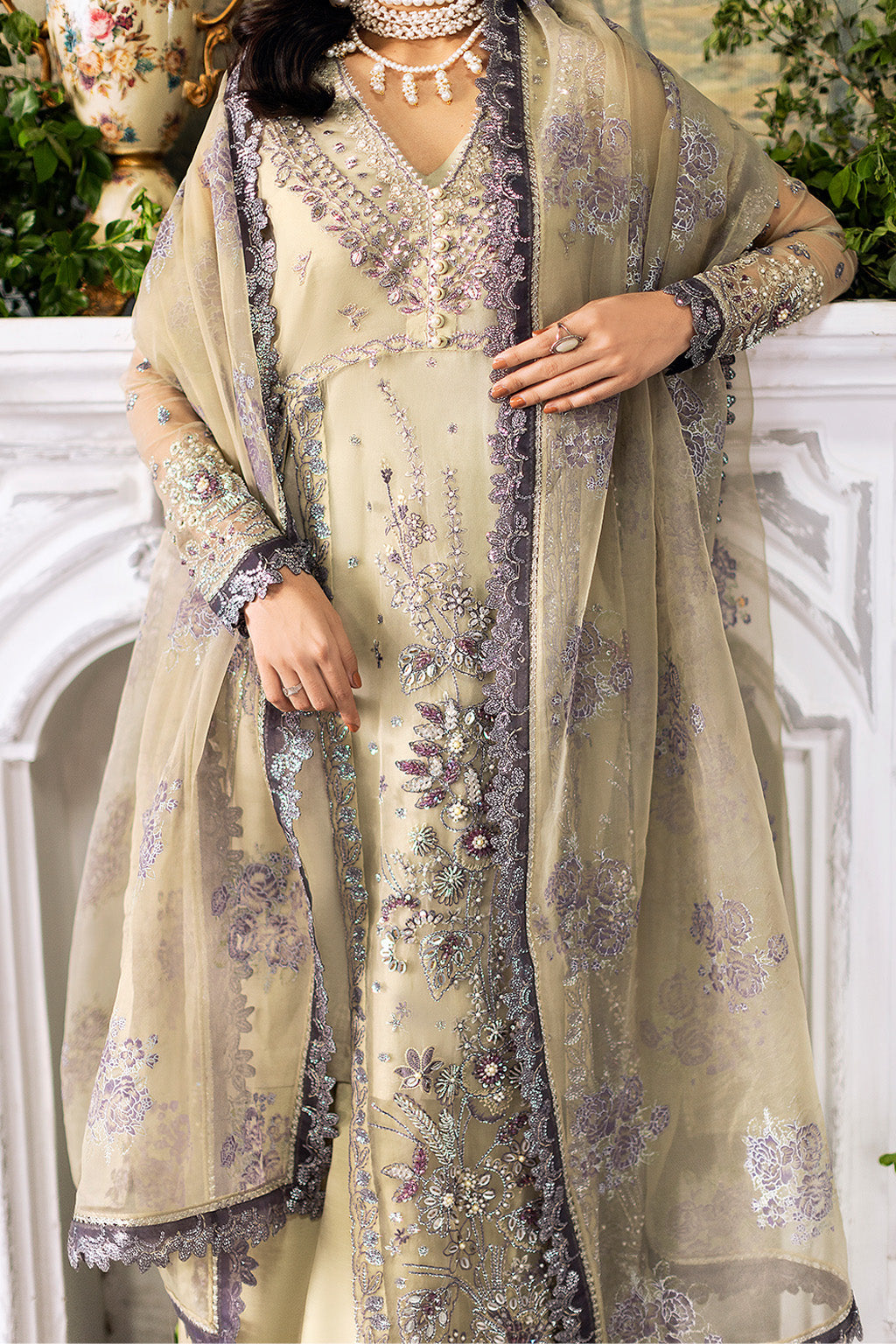 Flurie By Meeral Unstitched 3 Piece Formals Vol-03 Collection'2025-Lucia