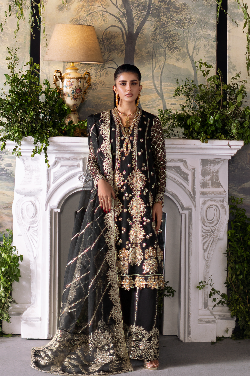 Flurie By Meeral Unstitched 3 Piece Formals Vol-03 Collection'2025-Celestia