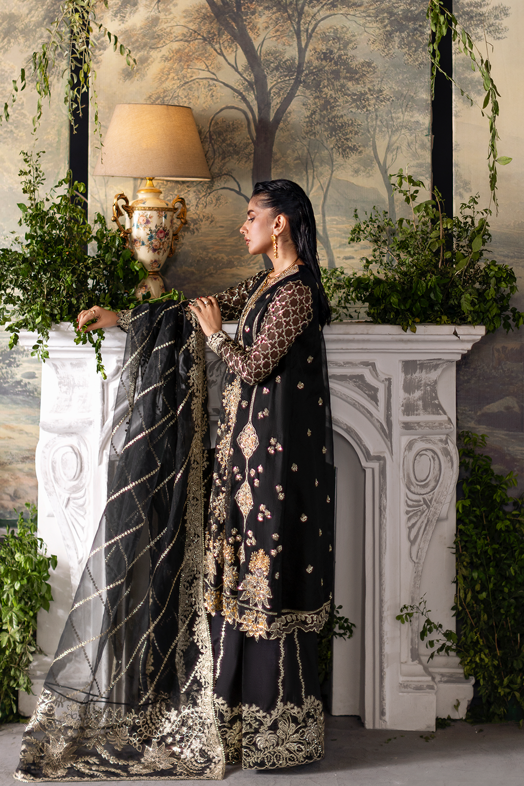 Flurie By Meeral Unstitched 3 Piece Formals Vol-03 Collection'2025-Celestia