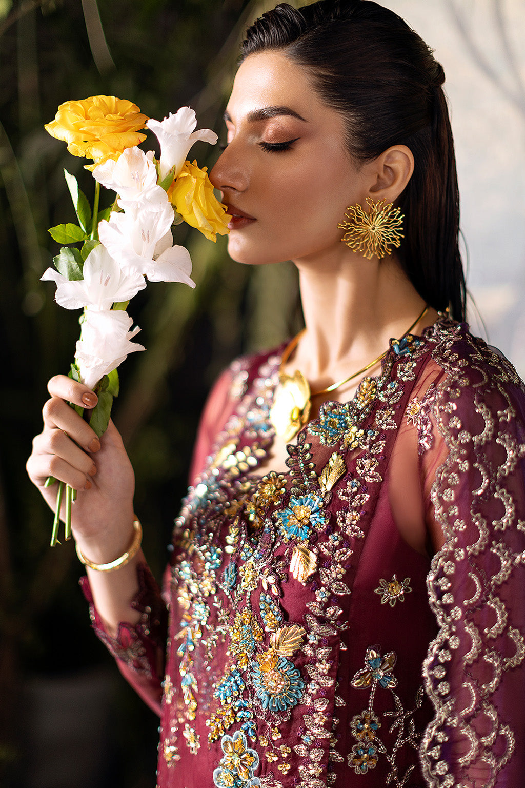Flurie By Meeral Unstitched 3 Piece Formals Vol-03 Collection'2025-Regina
