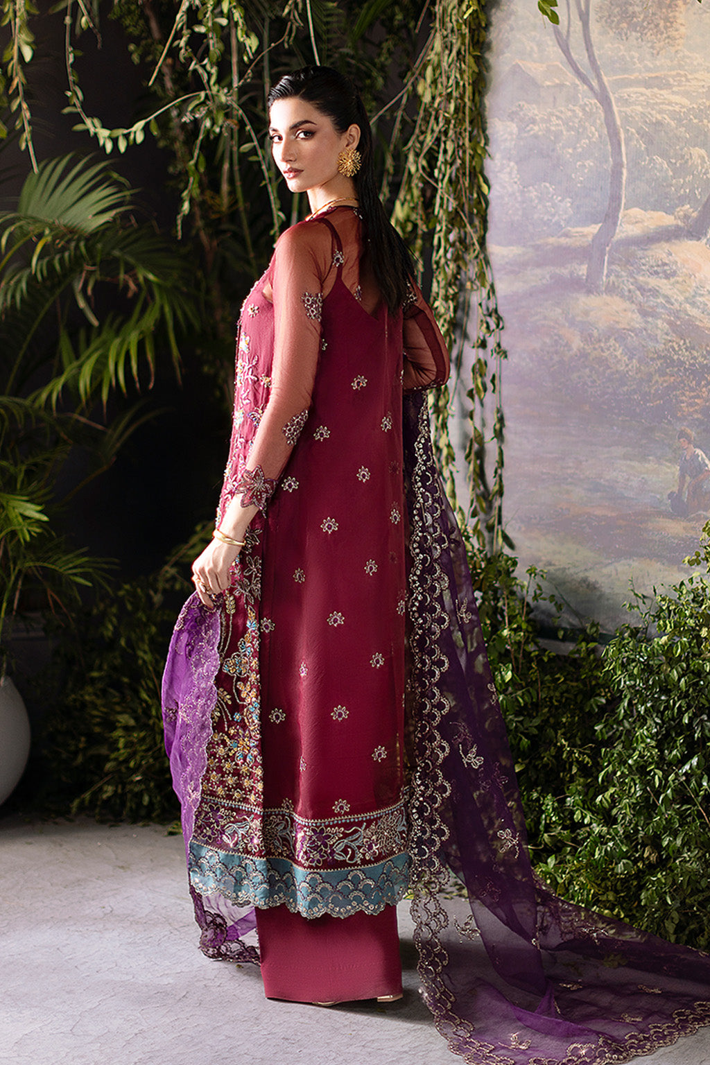 Flurie By Meeral Unstitched 3 Piece Formals Vol-03 Collection'2025-Regina