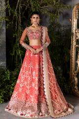 Flurie By Meeral Unstitched 3 Piece Formals Vol-03 Collection'2025-Ember Rose