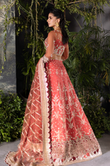 Flurie By Meeral Unstitched 3 Piece Formals Vol-03 Collection'2025-Ember Rose