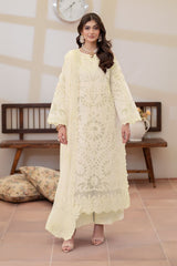 Tehwar By Imrozia Serene Stitched 3 Piece Formals Collection'2025-IP-134 Zareha (Off White)