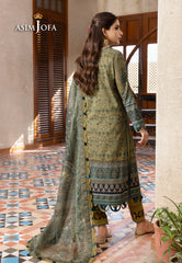 Asim Jofa Rania Pre-Winter '23 Ajrw-14 Designers Stitched Embroidered Slub 3 Pcs